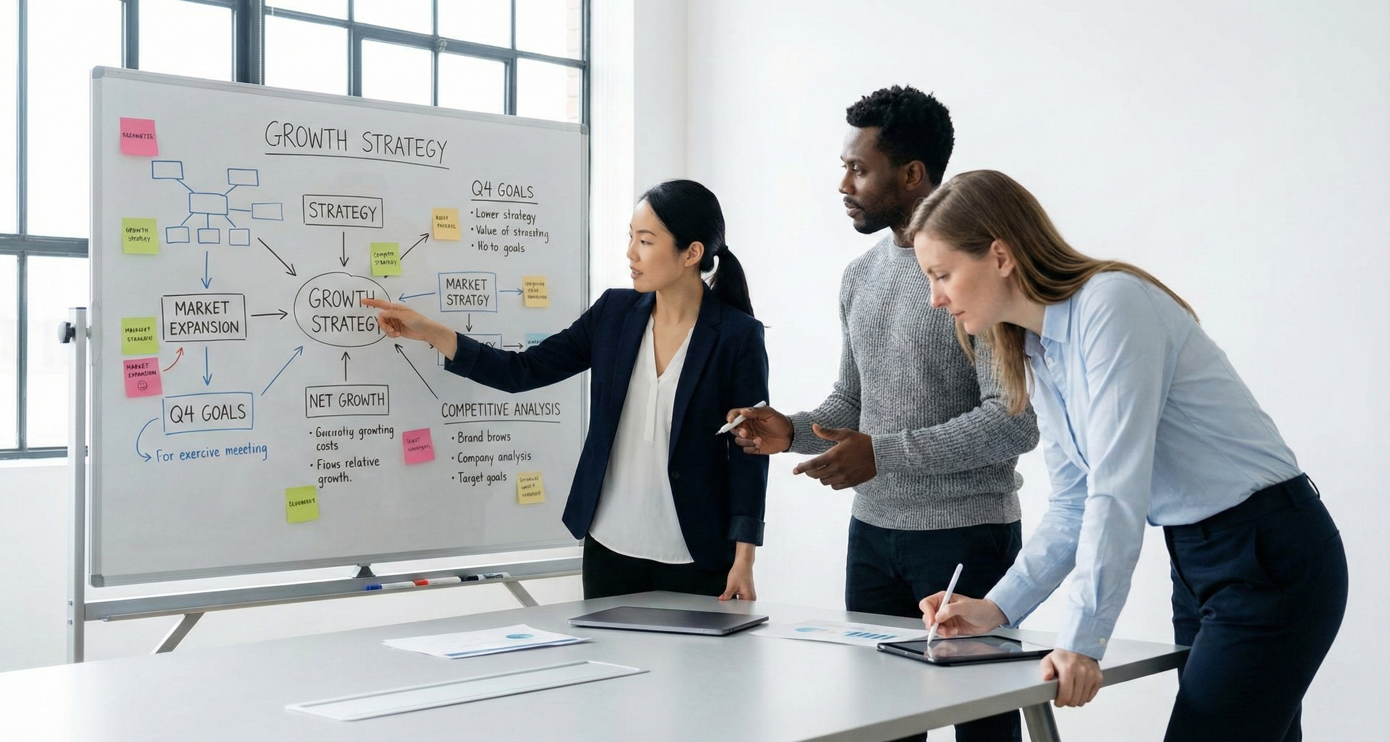 Checklist of plan options, carriers, budget, and compliance